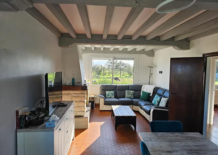 Grande Maison Normande, Vue A 75 Metres De La Plage, Equipe De Nage Quinéville